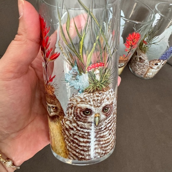 Vicki Sawyer adorable and rare set of 3 drinking glasses - Picture 3 of 6